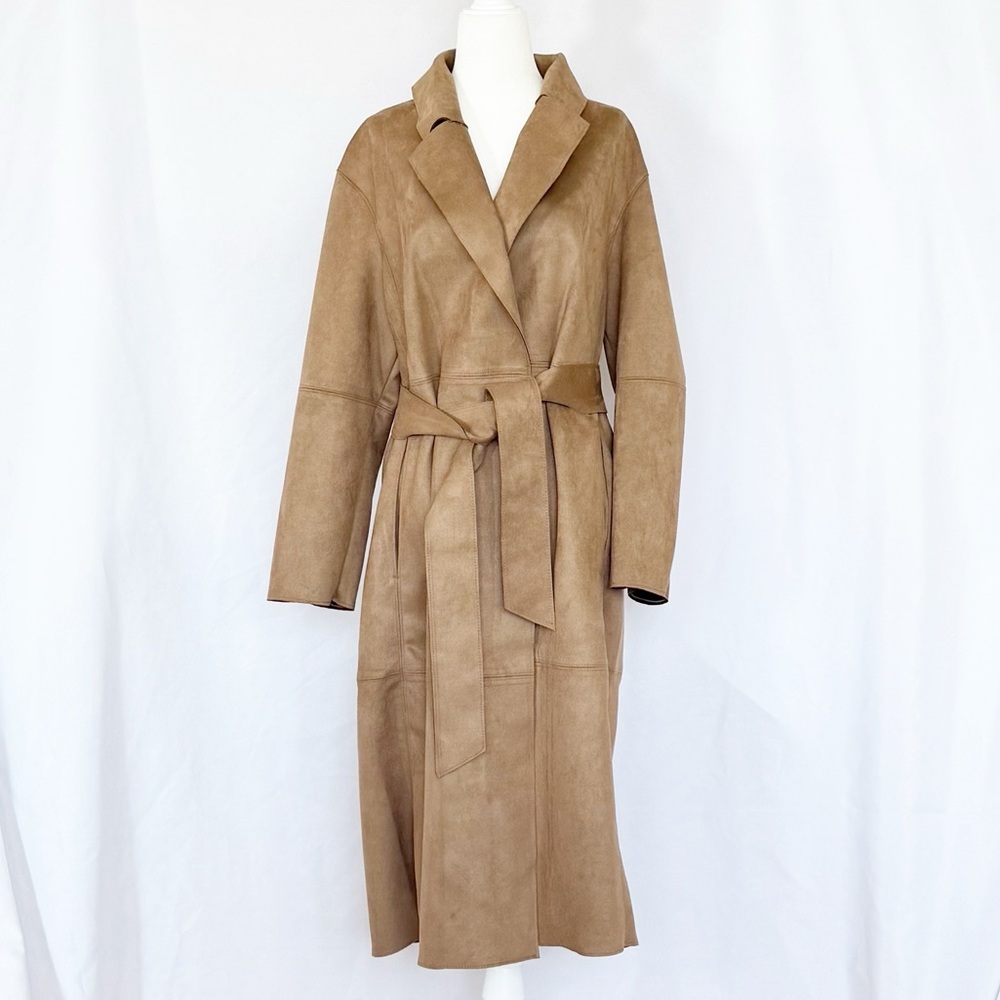 H&M Tan Long Coat - Picture 3 of 9